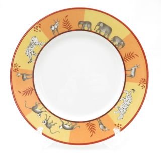 HERMES - HERMES エルメス アフリカ 中皿 22cmプレート アニマル 動物