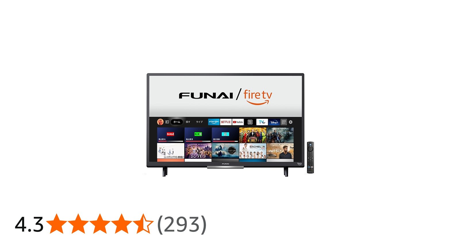 Amazon.co.jp: FUNAI Fire TV搭載スマートテレビ フナイ 32V型 液晶